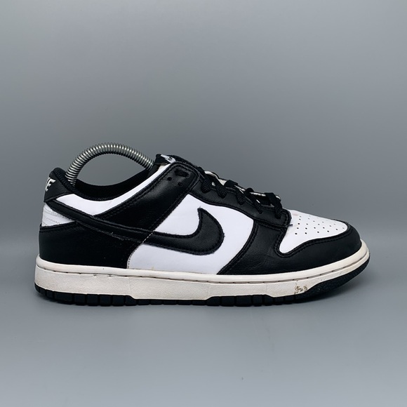 Nike Dunk Low Retro Panda Shoes CW1590-100 Youth Sz 7 Women's Sz 8.5 - Picture 6 of 10